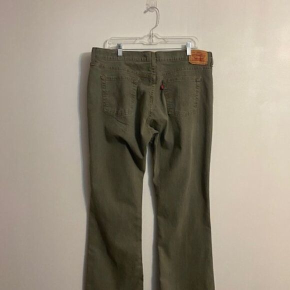 Levi's 515 Green 5 pocket bootcut jeans, size 16M - Picture 2 of 3